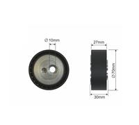 V-belt tensioner pulley Plastic RNK-CT-008 NTY for CITROËN PEUGEOT FIAT SUZUKI