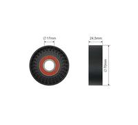 PULLEY IDLER V-BELT FOR CITROEN BERLINGO, C5 I, C5 II, EVASION