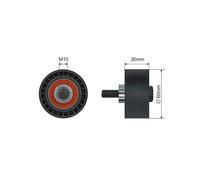 PULLEY IDLER V-BELT FOR CITROEN C4 C5 C8 JUMPY XSARA PICASSO