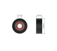 PULLEY IDLER V-BELT FOR CITROEN C5 II III C6 C8 FIAT ULYSSE 02-