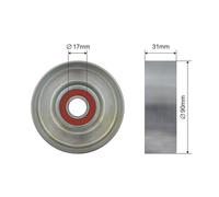 V-belt tensioner pulley RNK-FR-031 NTY for FORD MONDEO MONDEO Saloon