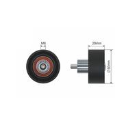 NTY Clothing Exchange Deflection/Guide Pulley RNK-FR-028 - Timing Belt for Mazda, Ford Focus/Van