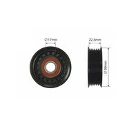 NTY RNK-FR-038 Tensioner Pulley, V-belt