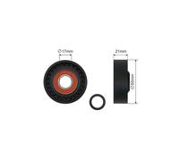 NTY RNK-FR-054 Tensioner pulley