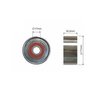 V-belt pulley Metal RNK-MZ-012 NTY for MAZDA 6 Hatchback 6 Estate CX-7 6 Saloon