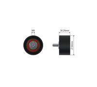 PULLEY IDLER V-BELT FOR MERCEDES CLK 02-10 KLASA E 02-09