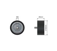 PULLEY IDLER V-BELT FOR MERCEDES SPRINTER 3 5-T B906