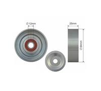 PULLEY IDLER V-BELT FOR NISSAN ALMERA II ALMERA TINO