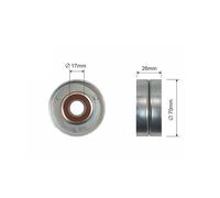 PULLEY IDLER V-BELT FOR NISSAN JUKE 10-,X-TRAIL 14-,EPICA 03-