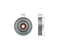 PULLEY IDLER V-BELT For NISSAN MICRA, NOTE 1.0-1.4 16V 03-10