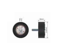 NTY RNK-PL-028 Tensioner pulley