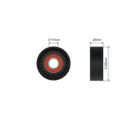 PULLEY IDLER V-BELT FOR PEUGEOT 308 II 3008 CITROEN C4 16-