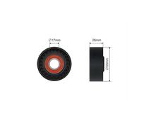PULLEY IDLER V-BELT FOR RENAULT MEGANE III 09- NISSAN NOTE 13-
