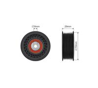 PULLEY IDLER V-BELT FOR SMART FORTWO FORFOUR 453 0.9-1.0