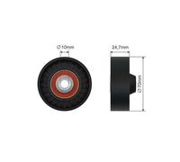 NTY RNK-SU-015 Tensioner pulley