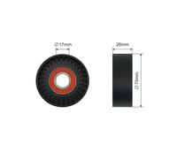 NTY RNK-SU-016 Tensioner pulley