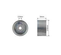 PULLEY IDLER V-BELT FOR SUZUKI GRAND VITARA (JT TE TD) 05-