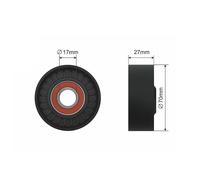 PULLEY IDLER V-BELT FOR TOYOTA 05-13 TOYOTA AURIS HYBRID 2012-