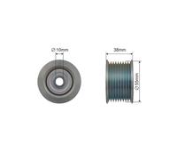 PULLEY IDLER V-BELT For TOYOTA LAND CRUISER 200 (J2) 07-08