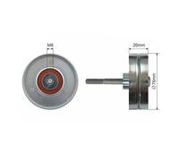 PULLEY IDLER V-BELT FOR VOLVO 850 S70 S80 I V70 I 2.5D 95-06