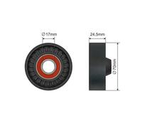 NTY RNK-VV-020 Tensioner pulley