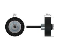 NTY RNK-WW-002 Deflection / Guide Pulley, v-belt