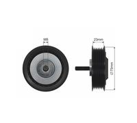 PULLEY IDLER V-BELT FOR VW LT 28-35 II TRANSPORTER IV 90-