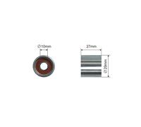 NTY RNK-VW-033 Tensioner pulley