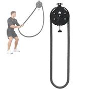 Pulley Rope Climbing Machine, Adjustable Resista Trainer Machine, 20kg Max Resistance, 150kg Load Capacity, for Full Body Workout, Cardio, Hiit and Strength Training