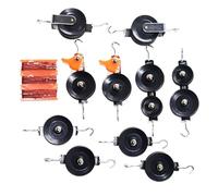 Pulley Set,Metal Teaching Tools | Single Blocks Lab Science Kits,for Students Boys Kids Girls Teacher Classroom Home Study Self Learning Group Study Concept Practice