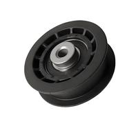 Pulley Single Slot Flat Idler Pulley Replacement Aluminum Idler for 15280 106-2176 Mowers Accessory Single Slot Pulley Part Flat Idler Pulley Mowers Single Replacement