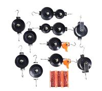 Pulley System for Kids, Pulley Block - Material Physics Pulley Kit,Physics Lab Science Kits Teaching Aids Pulley Block for Home, School for Laboratory Use, Fundamental Scientific Knowledge