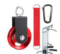 Pulley System | Heavy Duty Garage Pulley for Storage | Quick Release Sports Equipment Noise Reducing for Gym Home Lifting