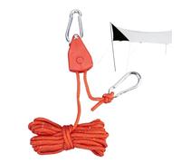 Pulley Tension Set - Adjustable Rope Hanger - High Strength Adjustable Locking Ratchet for Load Securing Lighting Tents Garage Various Lashing and Grow