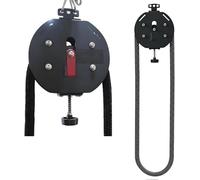 Pulley Trainer, Portable Endless Rope Machine, Adjustable Resistance Pulley Cable System for Muscle Endurance and Upper Aerobic Exercise