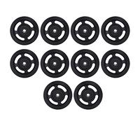 Pulley Wheel, 10PCS 90mm Universal Bearing Pulley Wheel Gym Pulley 1cm Pulley Middle Aperture for Cable Machine Gym Equipment Part Garage Door