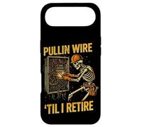 Pullin Wire Til I Retire Skeleton Electrician Retirement Case for iPhone Air