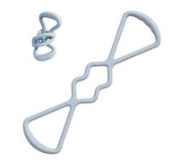 Pulling Exercise Rope - Figure 8 Sling, Arm Toning Tubing | Non-Slip Stretch Fitness Gear with Ergonomic Lops for Pilates Yoga Living Room Dormitory and Home Use by Wife Mother Girlfriend