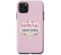 Pulling Flags And Taking Names Flag Football Girl Cute Woman Case for iPhone 11 Pro Max