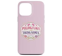 Pulling Flags And Taking Names Flag Football Girl Cute Woman Case for iPhone 13 Pro Max