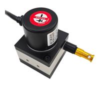 Pulling rope displacement sensor Input power supply 5-24V high-precision waterproof linear distance measuring wire encoder 1-2M(Voltage 0-5V-1M)