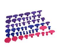 Pulling Tab Set Nylon Dent Puller Tabs 52PCS for Paintless Dent Repair, Various Shapes and Sizes, Works with T Bar or Slide Hammer for Cars Refrigerators Motorcycles