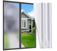 PullinTimes Set of 2 Window Film, Frosted Glass Film, Static Adhesive, Privacy Screen, Opaque, for Office, Bathroom, Families and Changing Rooms (44.5 x 200 cm)