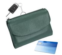 Pullo Female Wallet - Slim Pocket Bag, Portable Card Holder | Stylish Compact Zipper Money Organizer Case for Sister Mother Wife Girl Friends Friends Women Birthday by Fam, Lake Green, Fare