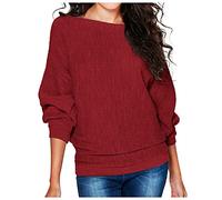 Pullover for Women Holiday Basic Pullover Blouses Fire Tail Shirt, red, S