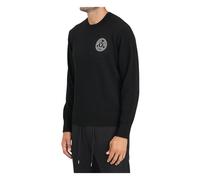 Pullover Girocollo con Logo - male - Versace Jeans Couture - Round-neck Knitwear - Black - XL - Knitwear XL