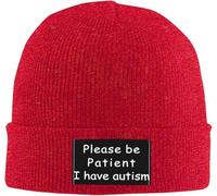 Pullover Hats Autism Awareness Please Be Patient with Me I Have Autism Caps Fashion Cuffed Beanies Hat for Girl Camping Work