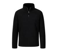 Pullover Sweater for Men, Mens Long Sleeve Quarter Zip Fleece Sweatshirt Zip Comfortable Warm Up Top for Men Men's Zipper Sweatshirts Micro Fleece Jumper Tops Pullover Mid Base Layer Jacket Shirts
