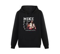 bicca Pullover Warm Hoodies Boxing Mike Tyson Mens Long Sleeve Hoody With Pocket Sweatershirt Hooded Black M