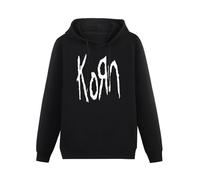 bicca Pullover Warm Hoodies Korn Old School Logo 2014 Tour Tx-Wi Hoody Band Merch Black L